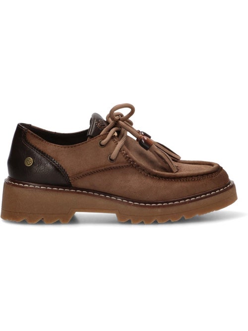 Nautico kiova mocasin cómodas mujer cuña media - amarpies - Kiabi
