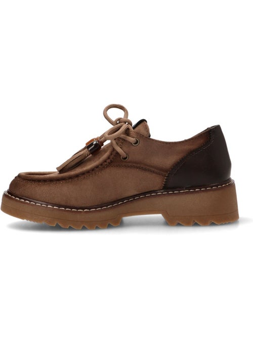 Nautico kiova mocasin cómodas mujer cuña media - amarpies - Kiabi