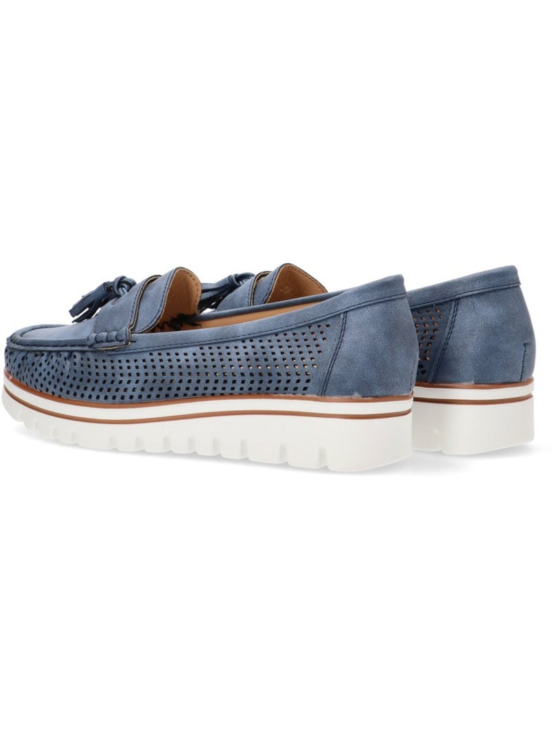 Nautico Kiova Mocasin Cómodas Mujer Suela Plana - Armony Azul - Kiabi