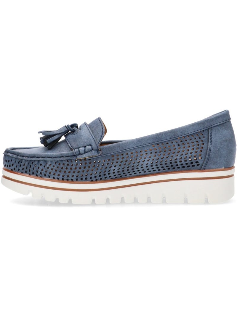 Nautico Kiova Mocasin Cómodas Mujer Suela Plana - Armony Azul - Kiabi