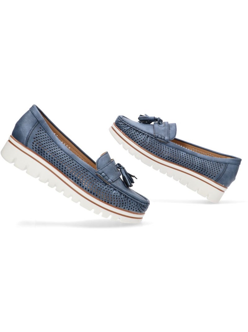 Nautico Kiova Mocasin Cómodas Mujer Suela Plana - Armony Azul - Kiabi