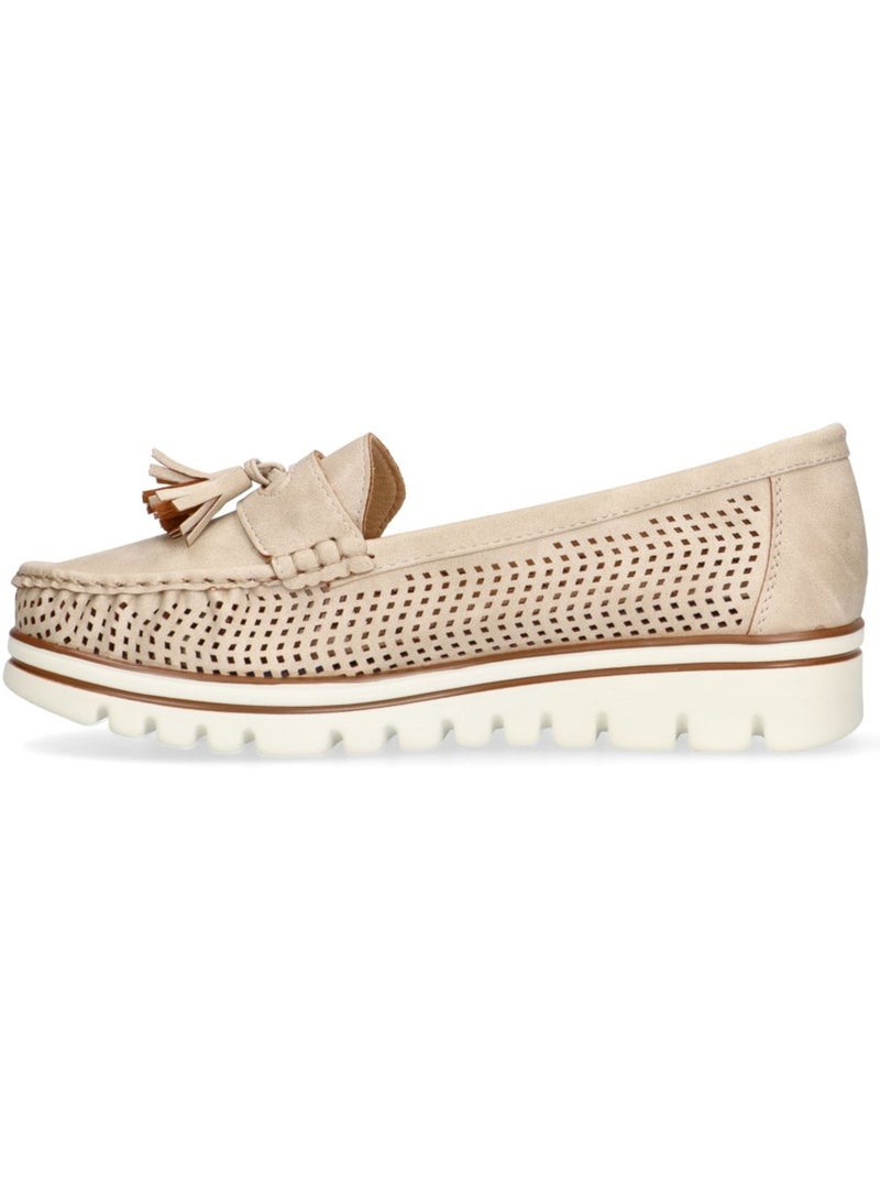 Nautico Kiova Mocasin Cómodas Mujer Suela Plana - Armony Beige - Kiabi