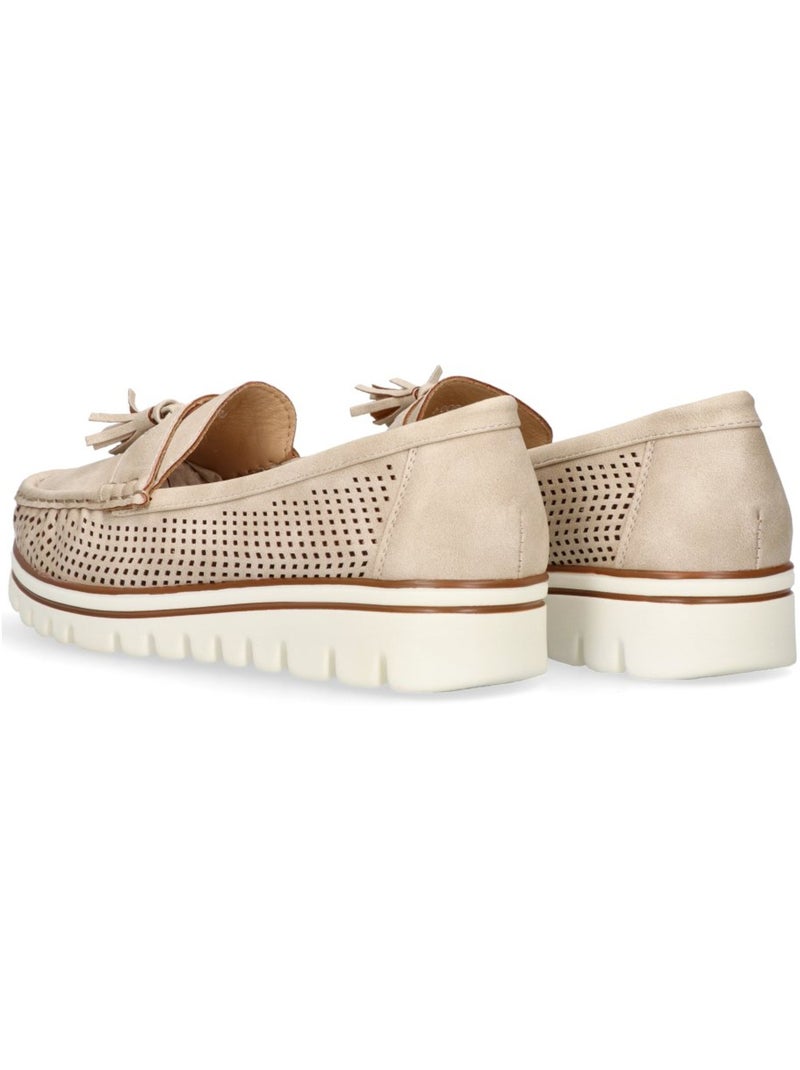Nautico Kiova Mocasin Cómodas Mujer Suela Plana - Armony Beige - Kiabi