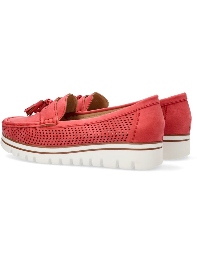 Nautico Kiova Mocasin Cómodas Mujer Suela Plana - Armony Rojo - Kiabi