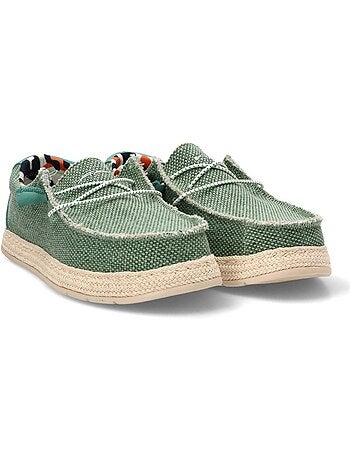 Nautico Kiova Mocasin Deportivas Lona Hombre Suela Plana - Stay