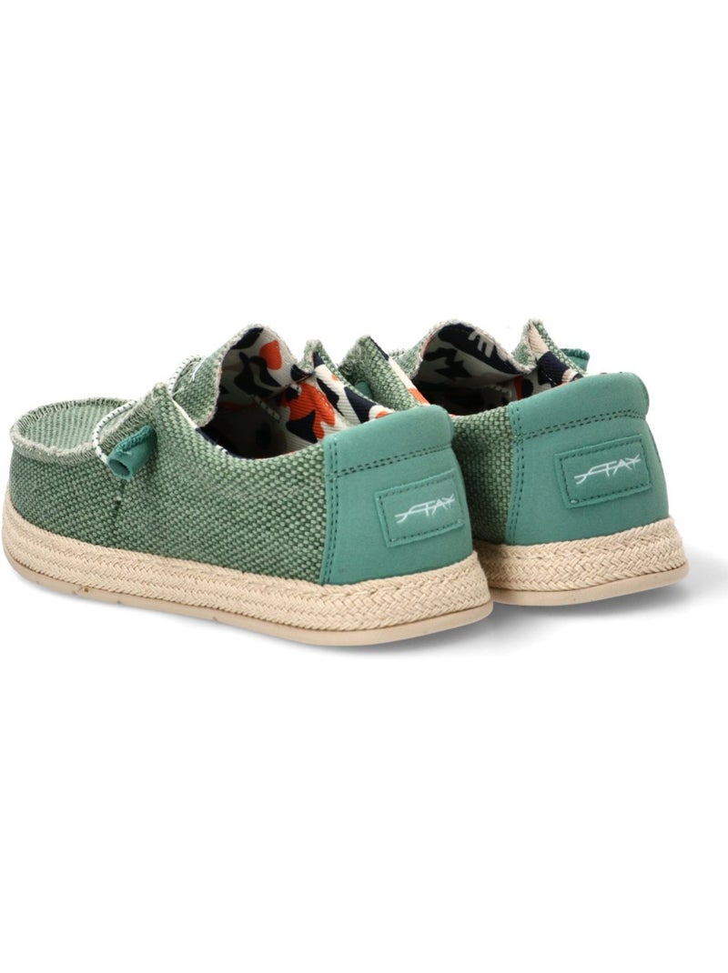 Nautico Kiova Mocasin Deportivas Lona Hombre Suela Plana - Stay Azul agua - Kiabi