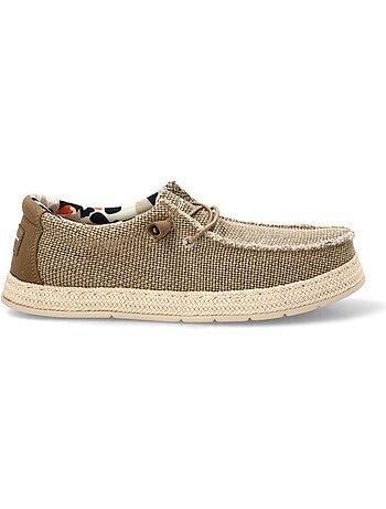 Nautico Kiova Mocasin Deportivas Lona Hombre Suela Plana - Stay