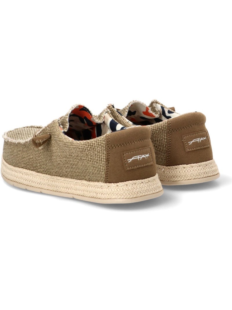 Nautico Kiova Mocasin Deportivas Lona Hombre Suela Plana - Stay Beige - Kiabi