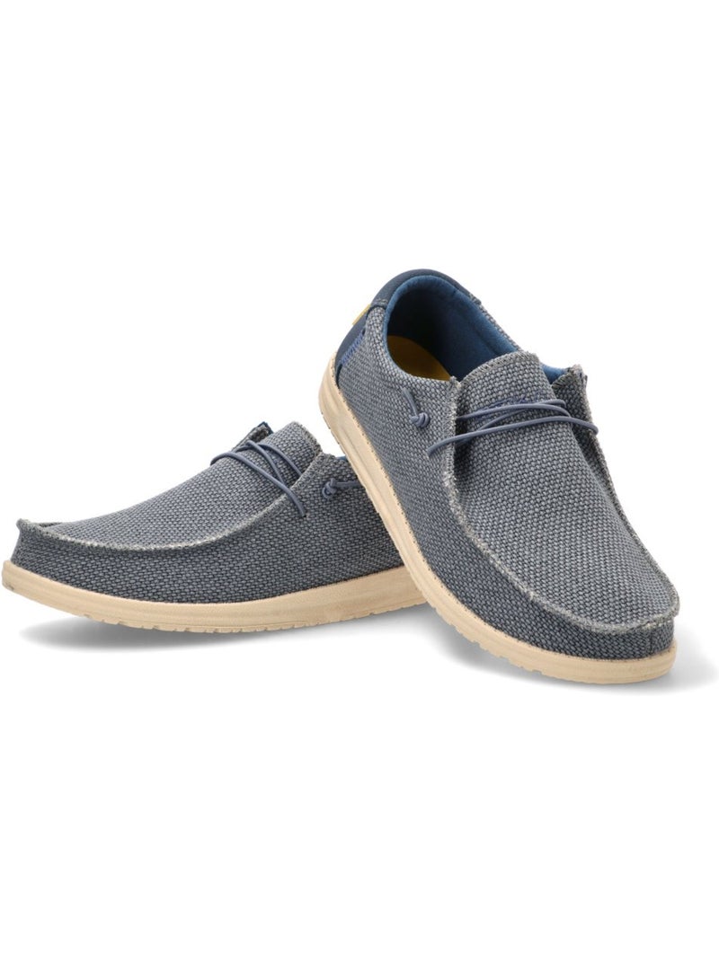 Nautico Kiova Mocasin Diario Hombre Suela Plana - Etika Azul - Kiabi