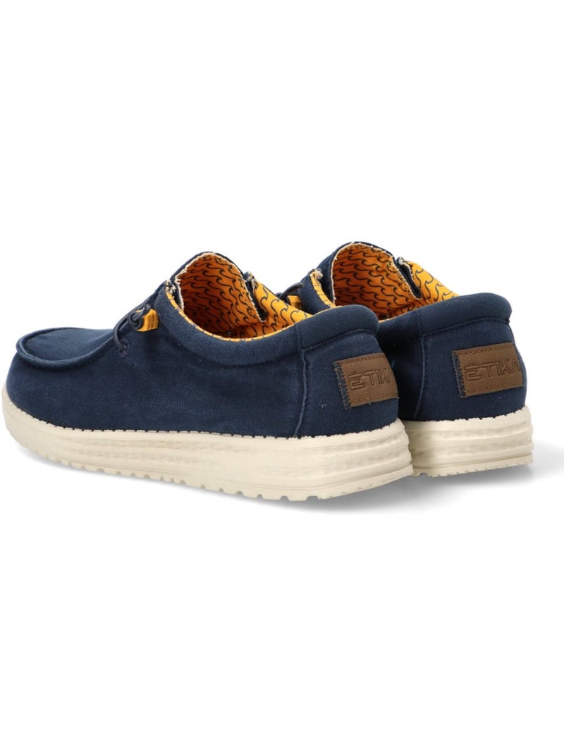 Nautico Kiova Mocasin Diario Hombre Suela Plana - Etika Azul - Kiabi