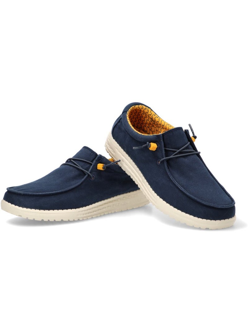Nautico Kiova Mocasin Diario Hombre Suela Plana - Etika Azul - Kiabi