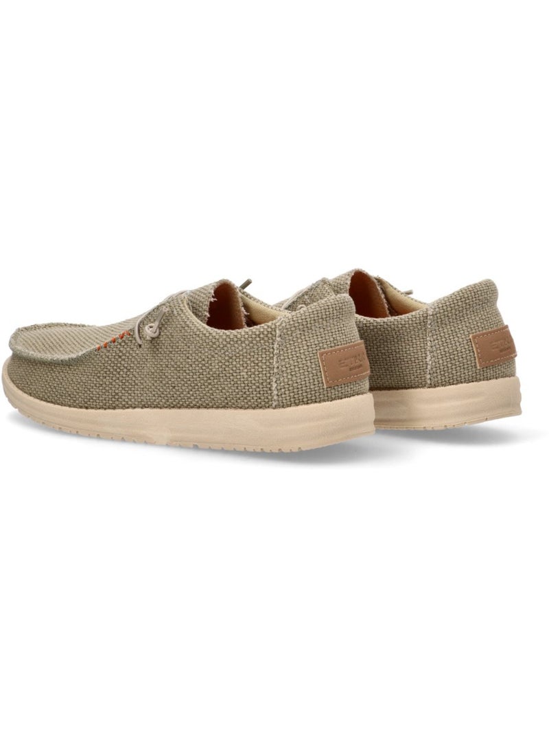 Nautico Kiova Mocasin Diario Hombre Suela Plana - Etika Beige - Kiabi