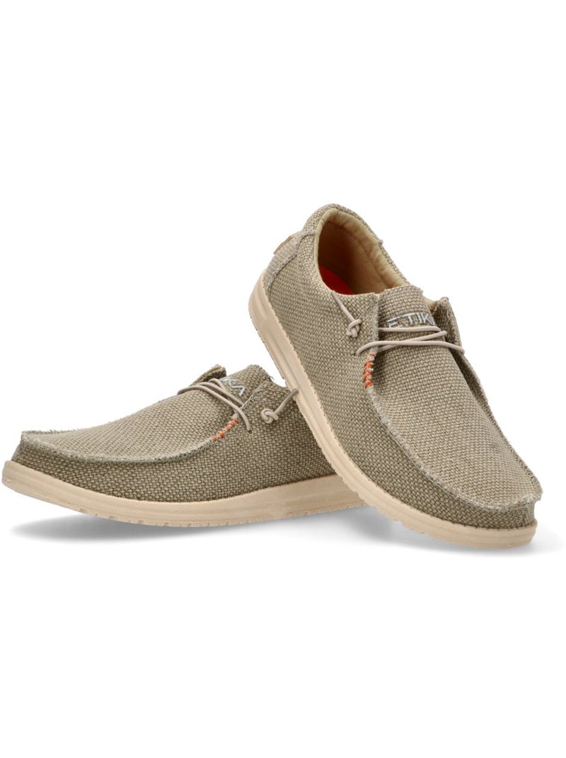 Nautico Kiova Mocasin Diario Hombre Suela Plana - Etika Beige - Kiabi