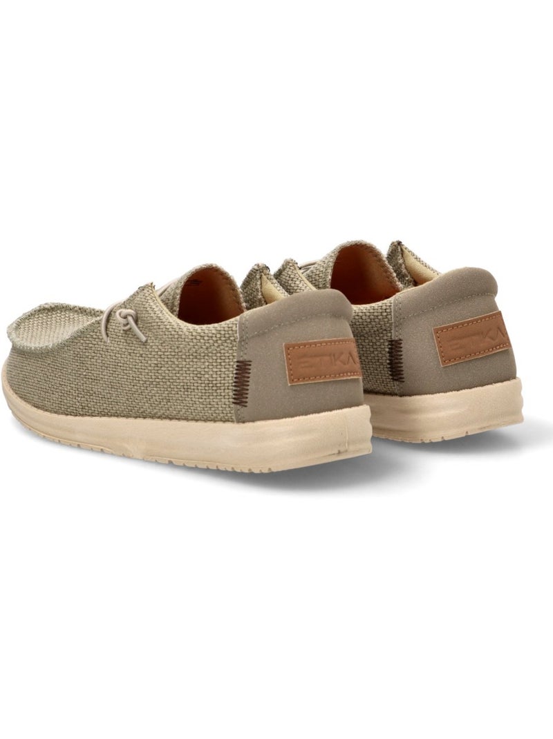 Nautico Kiova Mocasin Diario Hombre Suela Plana - Etika Beige - Kiabi