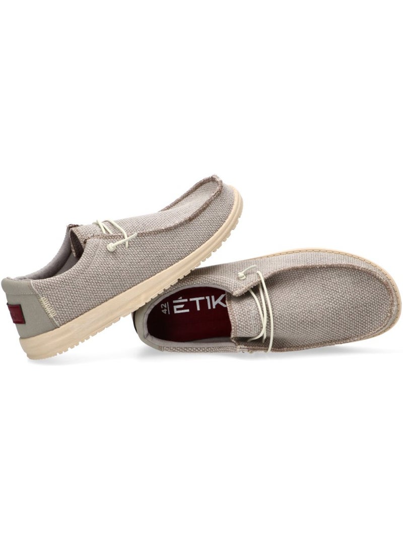 Nautico Kiova Mocasin Diario Hombre Suela Plana - Etika Gris - Kiabi