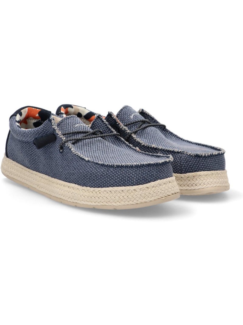 Nautico Kiova Mocasin Diario Hombre Suela Plana - Identity Azul - Kiabi