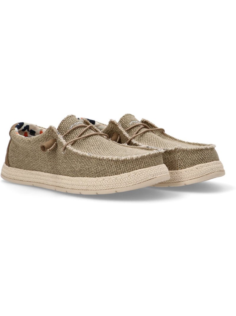 Nautico Kiova Mocasin Diario Hombre Suela Plana - Identity Beige - Kiabi
