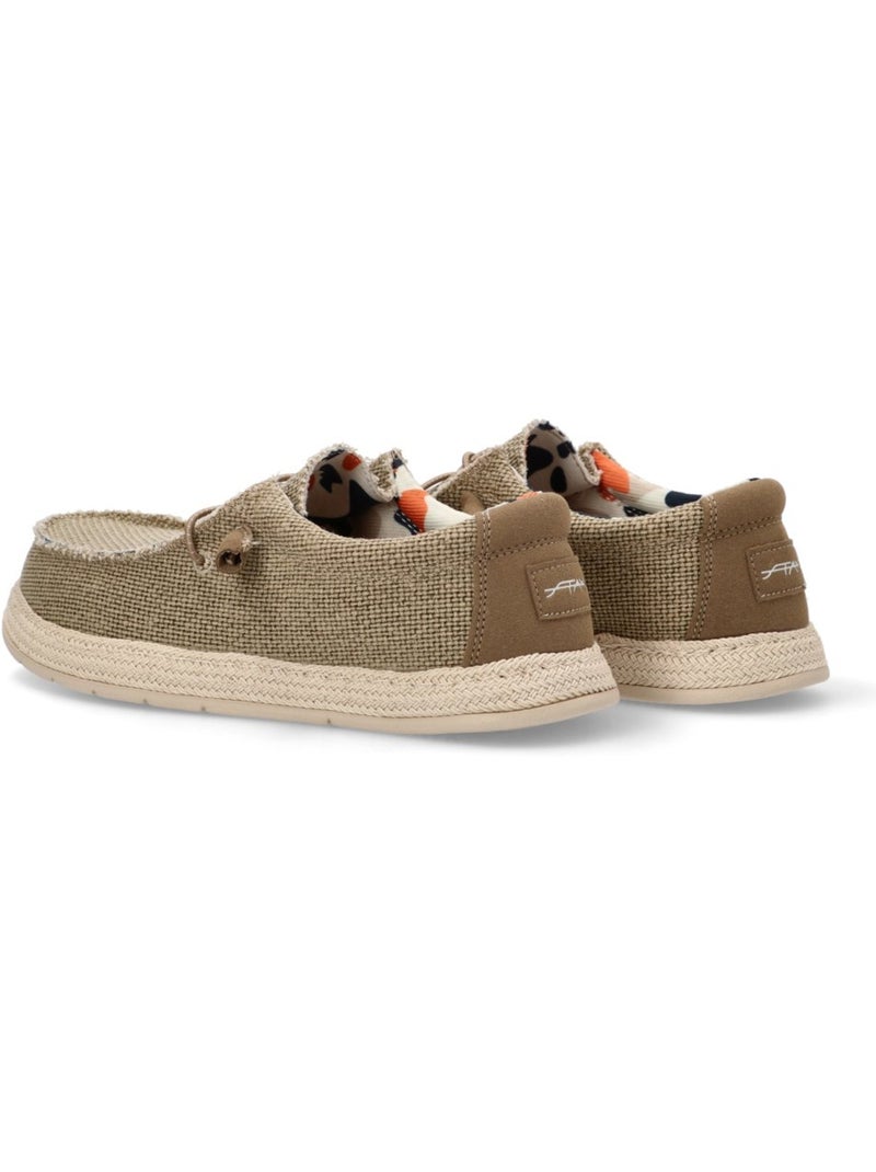 Nautico Kiova Mocasin Diario Hombre Suela Plana - Identity Beige - Kiabi