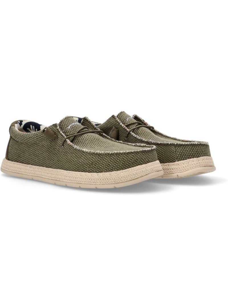 Nautico Kiova Mocasin Diario Hombre Suela Plana - Identity Caqui - Kiabi
