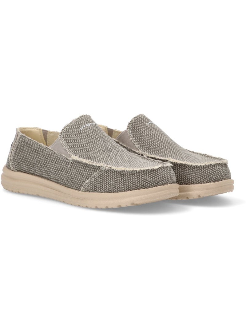Nautico Kiova Mocasin Diario Hombre Suela Plana - Identity Gris - Kiabi