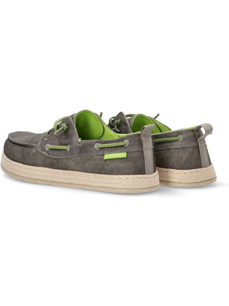 Nautico Kiova Mocasin Diario Hombre Suela Plana - Identity Gris - Kiabi