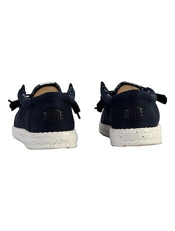 Nautico Kiova Mocasin Diario Hombre Suela Plana - Modelo Stretch Canvas