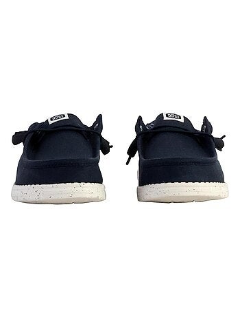 Nautico Kiova Mocasin Diario Hombre Suela Plana - Modelo Stretch Canvas