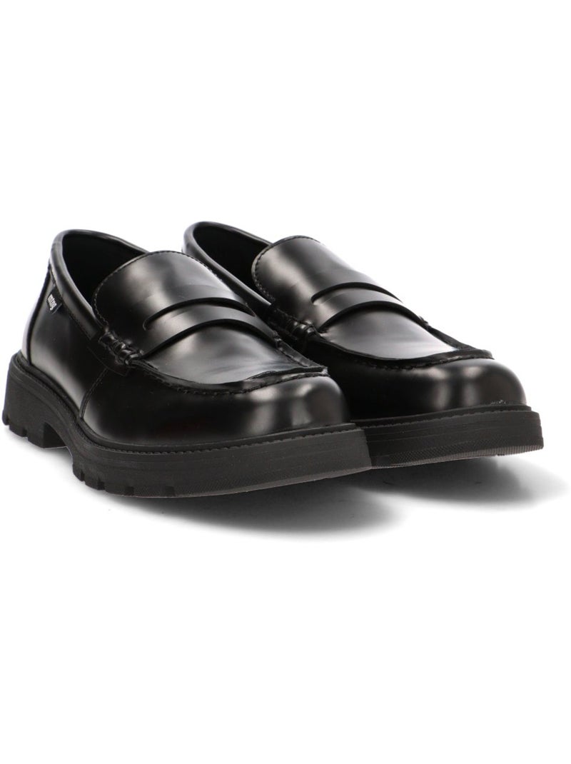 Nautico Kiova Mocasin Diario Hombre Suela Plana - Mustang Negro - Kiabi