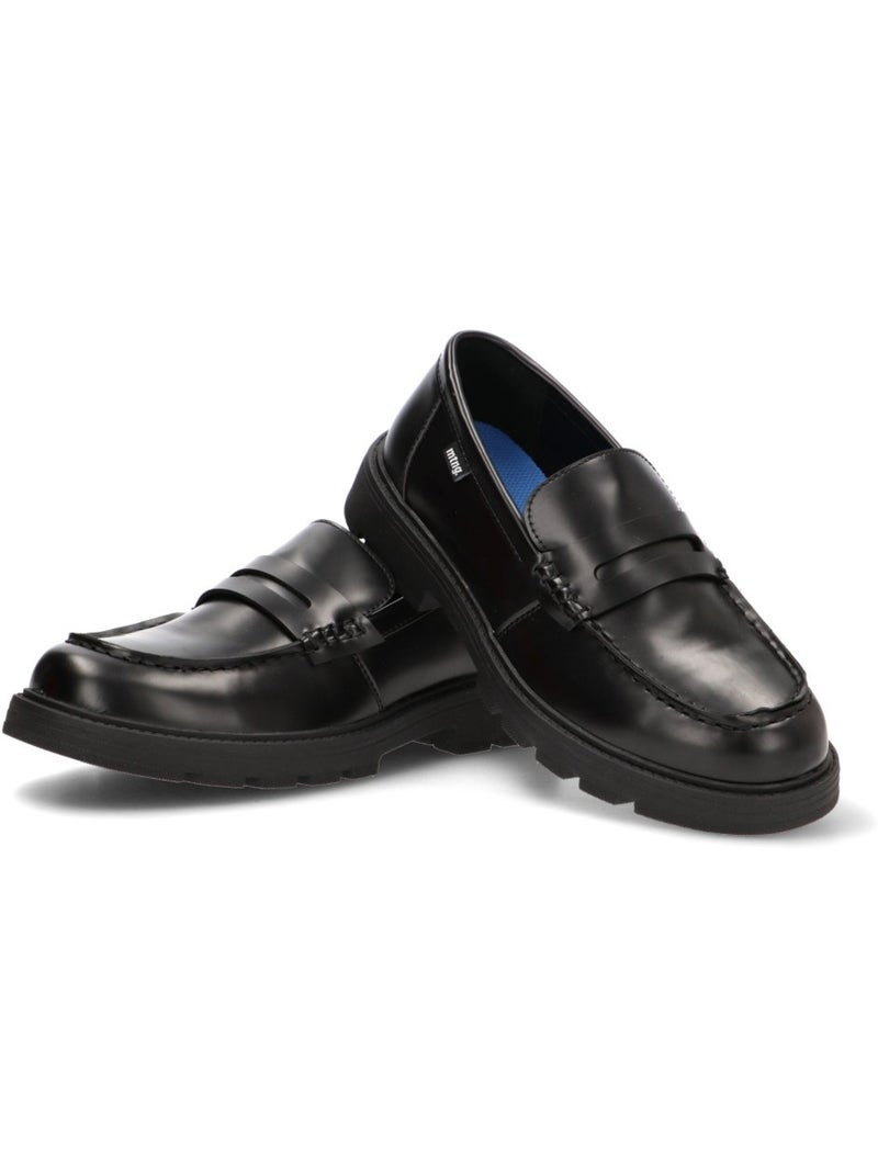 Nautico Kiova Mocasin Diario Hombre Suela Plana - Mustang Negro - Kiabi
