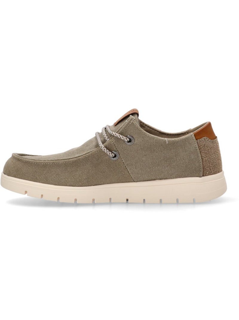 Nautico Kiova Mocasin Diario Hombre Suela Plana - Mustang Taupe - Kiabi