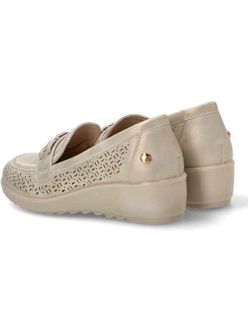 Nautico Kiova Mocasin Diario Mujer Cuña Media - Amarpies - Kiabi Nautico Kiova Mocasin Diario Mujer Cuña Media - Amarpies - Kiabi