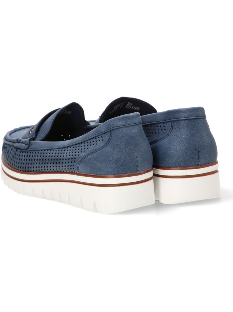 Nautico Kiova Mocasin Diario Mujer Suela Plana - Armony Azul - Kiabi