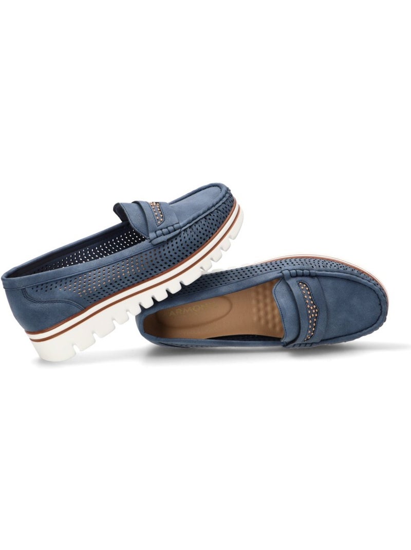 Nautico Kiova Mocasin Diario Mujer Suela Plana - Armony Azul - Kiabi