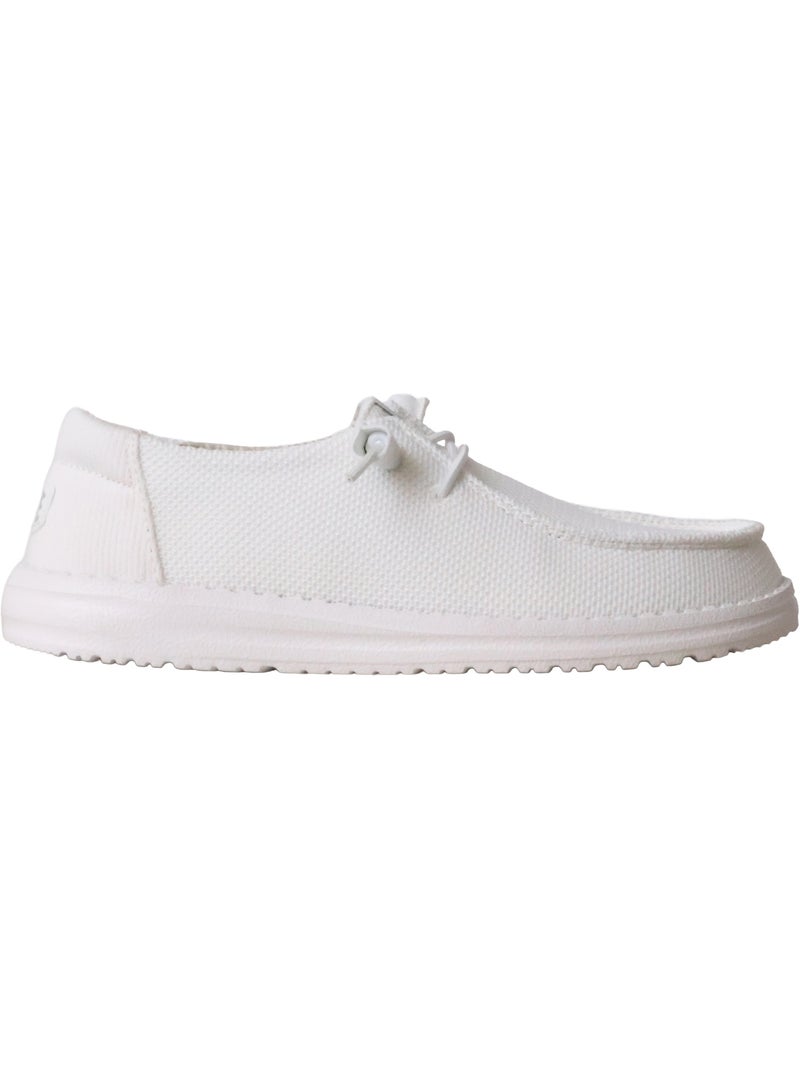 Nautico Kiova Mocasin Diario Mujer Suela Plana - Dude Blanco - Kiabi