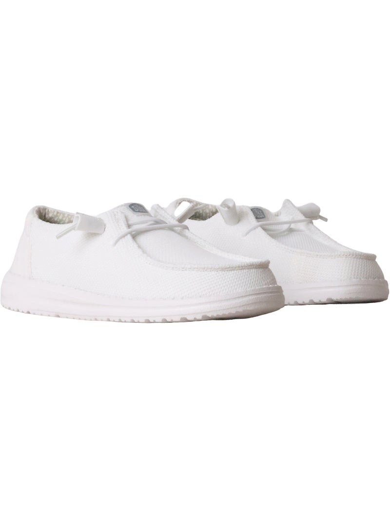 Nautico Kiova Mocasin Diario Mujer Suela Plana - Dude Blanco - Kiabi