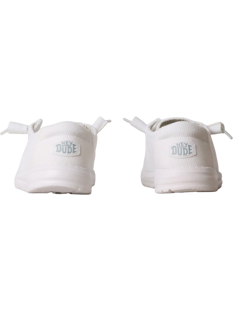 Nautico Kiova Mocasin Diario Mujer Suela Plana - Dude Blanco - Kiabi