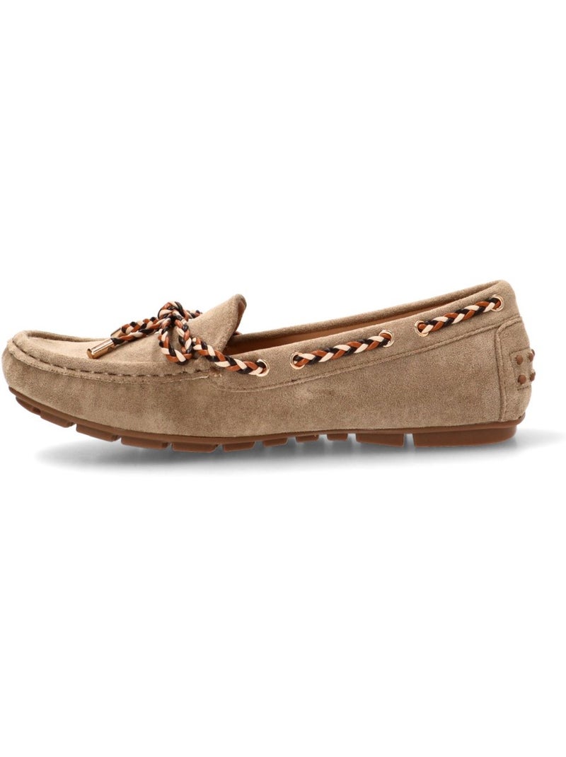 Nautico Kiova Mocasin Diario Mujer Suela Plana - Etika Beige - Kiabi