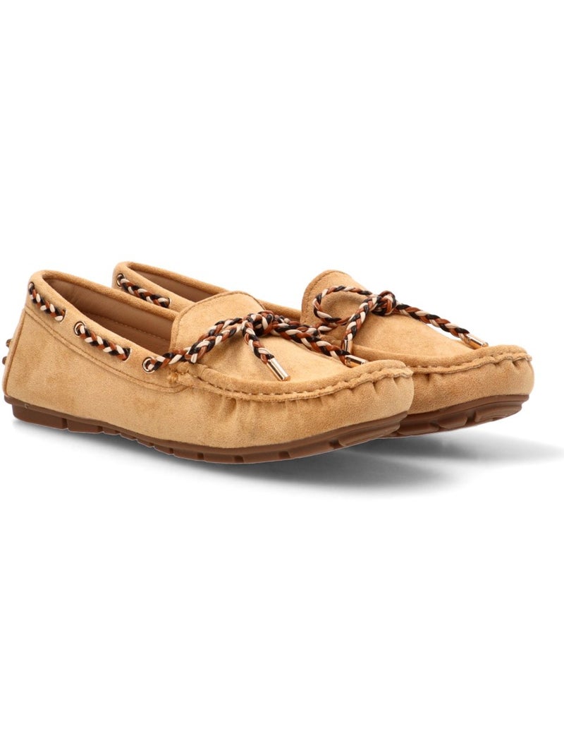 Nautico Kiova Mocasin Diario Mujer Suela Plana - Etika Camel - Kiabi