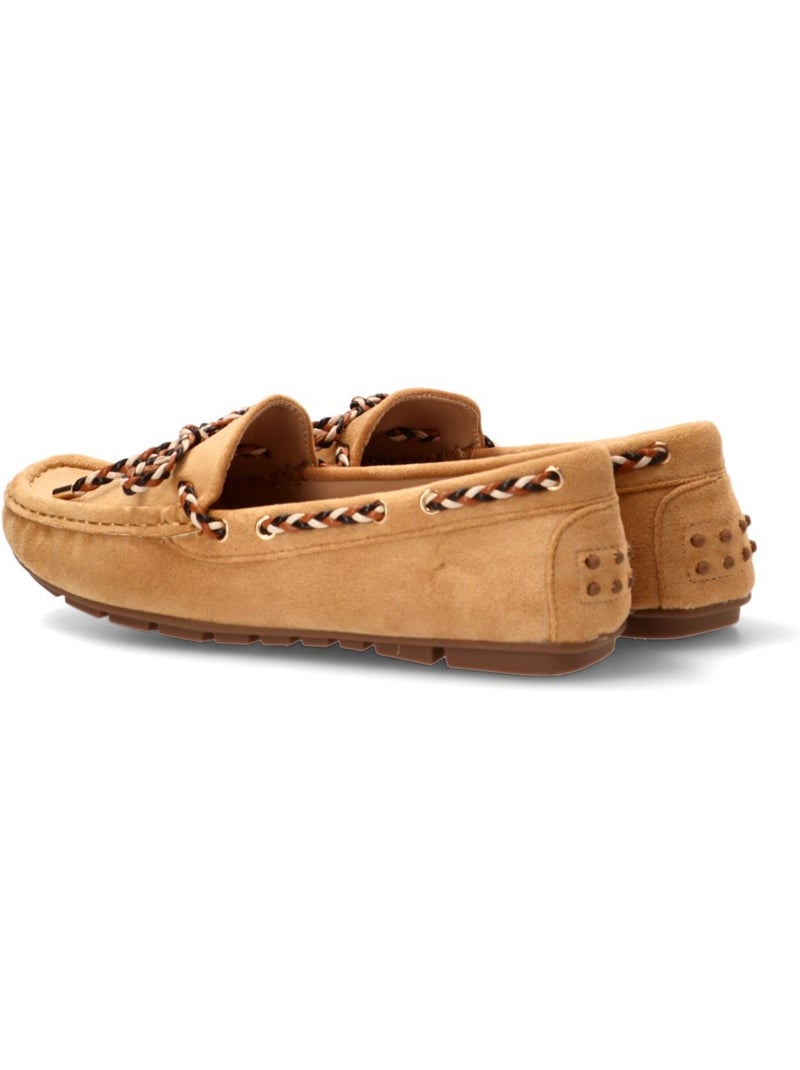 Nautico Kiova Mocasin Diario Mujer Suela Plana - Etika Camel - Kiabi