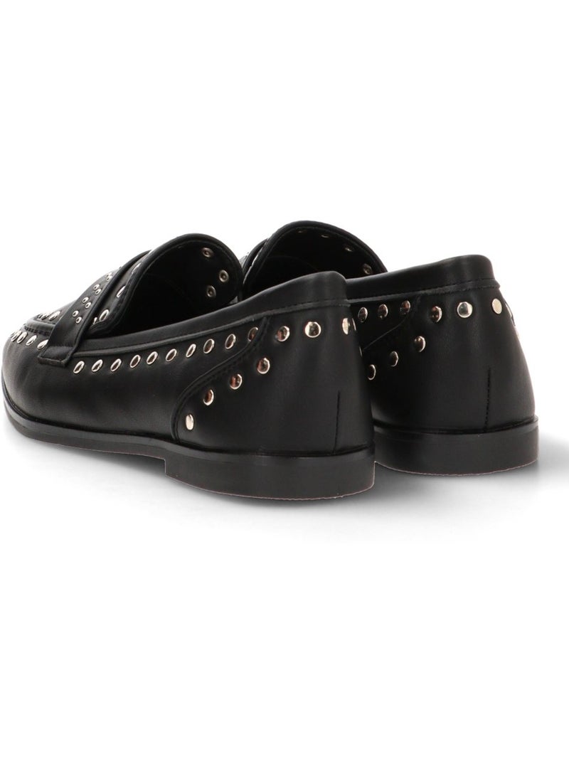 Nautico Kiova Mocasin Diario Mujer Suela Plana - Etika Negro - Kiabi