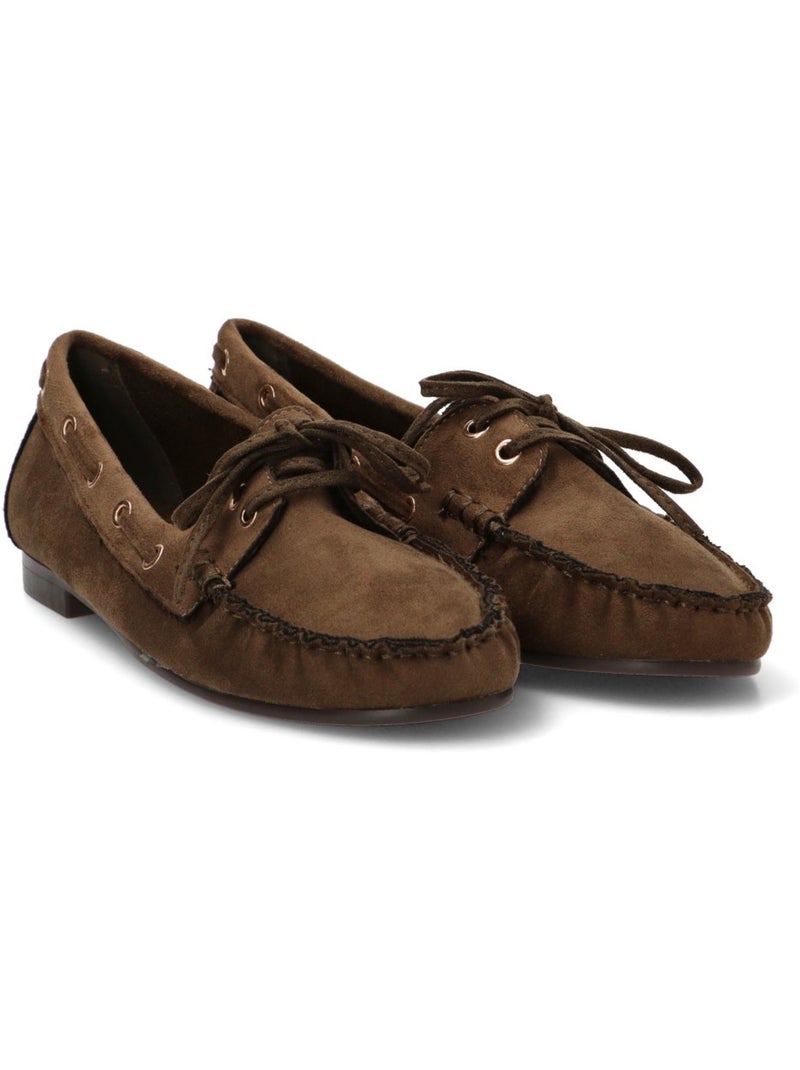 Nautico kiova mocasin diario mujer suela plana - luna collection Verde - Kiabi