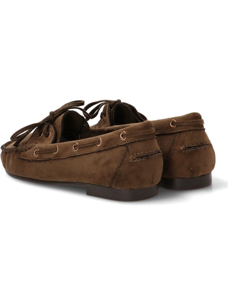 Nautico kiova mocasin diario mujer suela plana - luna collection Verde - Kiabi