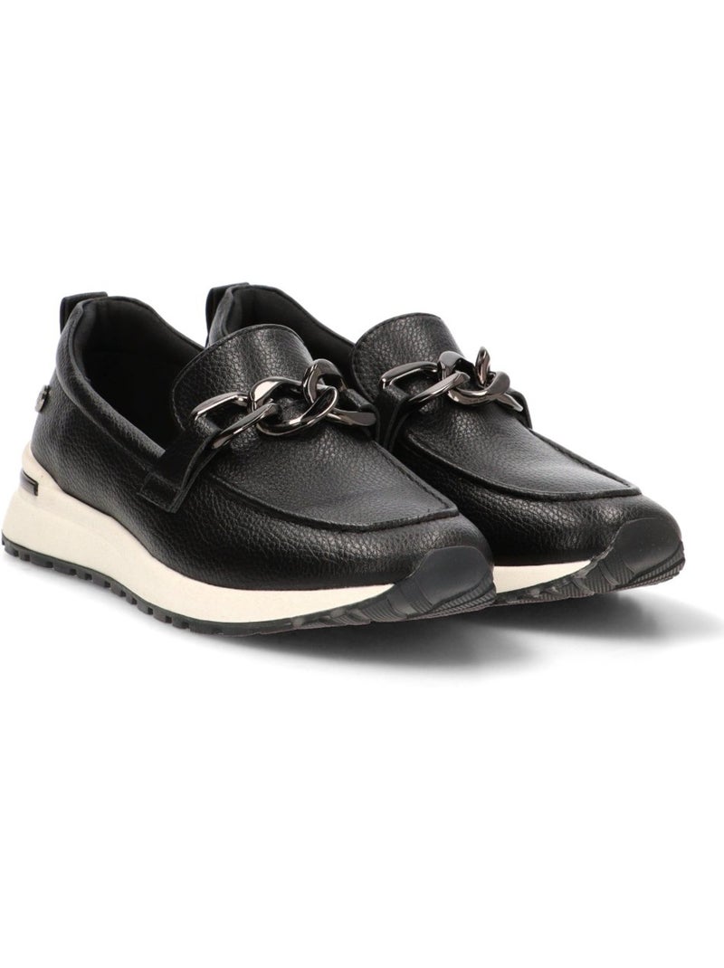 Nautico Kiova Mocasin Diario Mujer Suela Plana - Modelo 143373 Negro - Kiabi