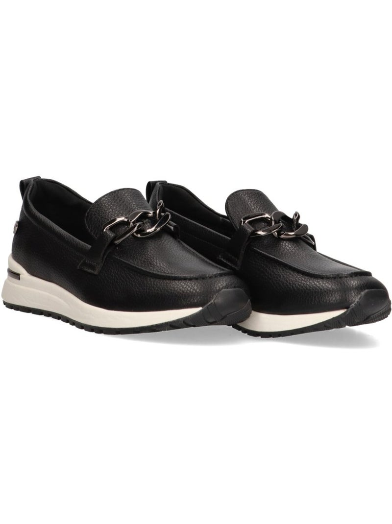 Nautico Kiova Mocasin Diario Mujer Suela Plana - Xti Negro - Kiabi