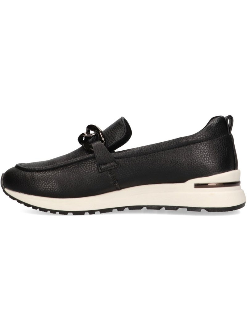 Nautico Kiova Mocasin Diario Mujer Suela Plana - Xti Negro - Kiabi