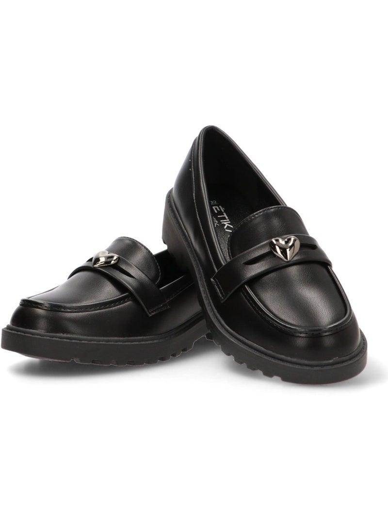 Nautico Kiova Mocasin Diario Niña Suela Plana - Etika Negro - Kiabi