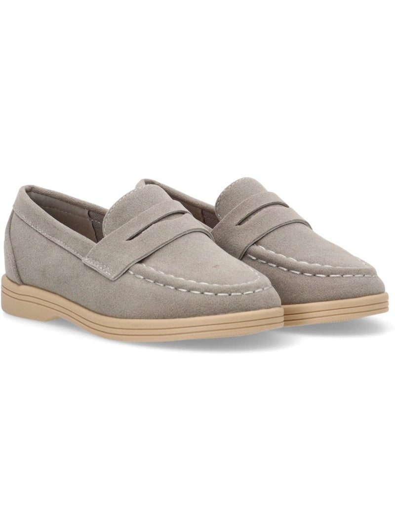 Nautico Kiova Mocasin Diario Niño Suela Plana - Etika Gris - Kiabi