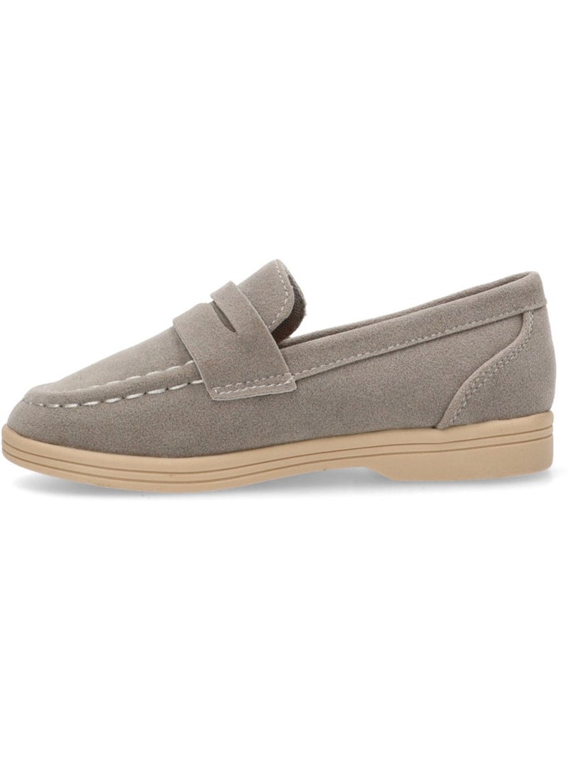 Nautico Kiova Mocasin Diario Niño Suela Plana - Etika Gris - Kiabi