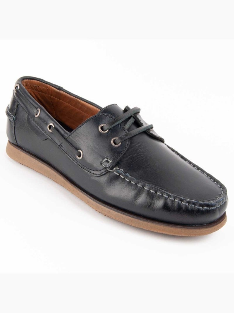 Nauticos Casual Cuero Purapiel Azul - Kiabi