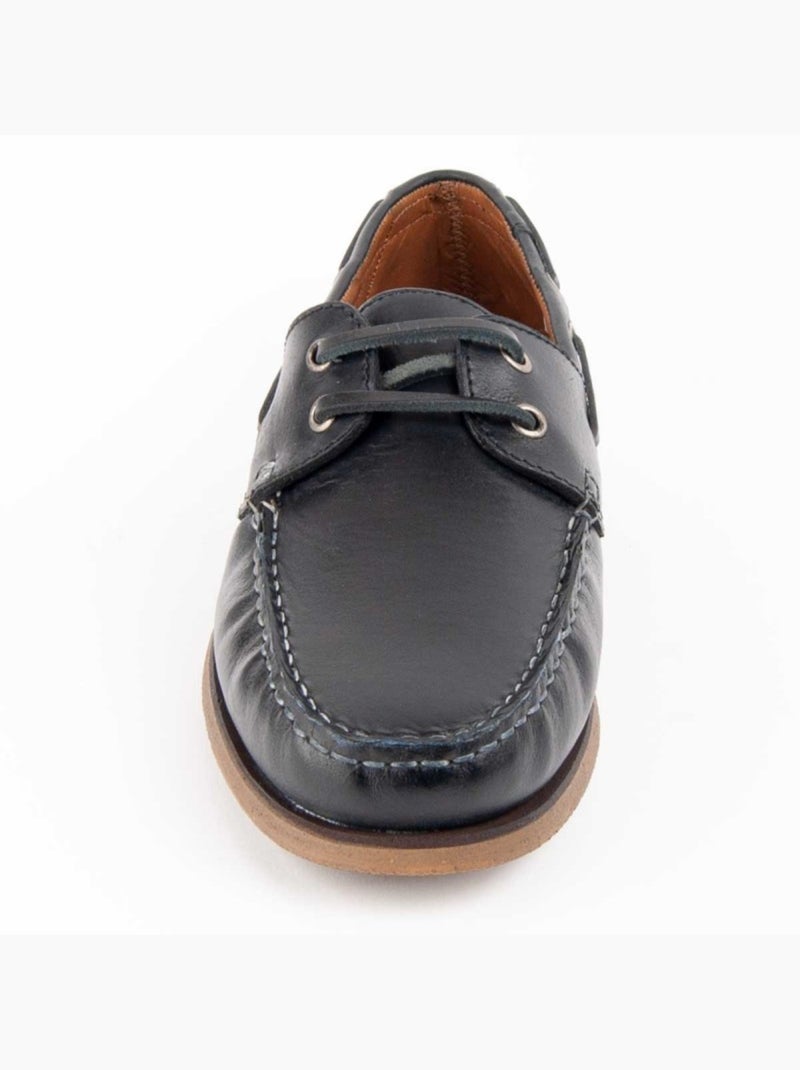 Nauticos Casual Cuero Purapiel Azul - Kiabi